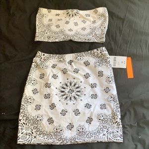 Forever 21 matching skirt set